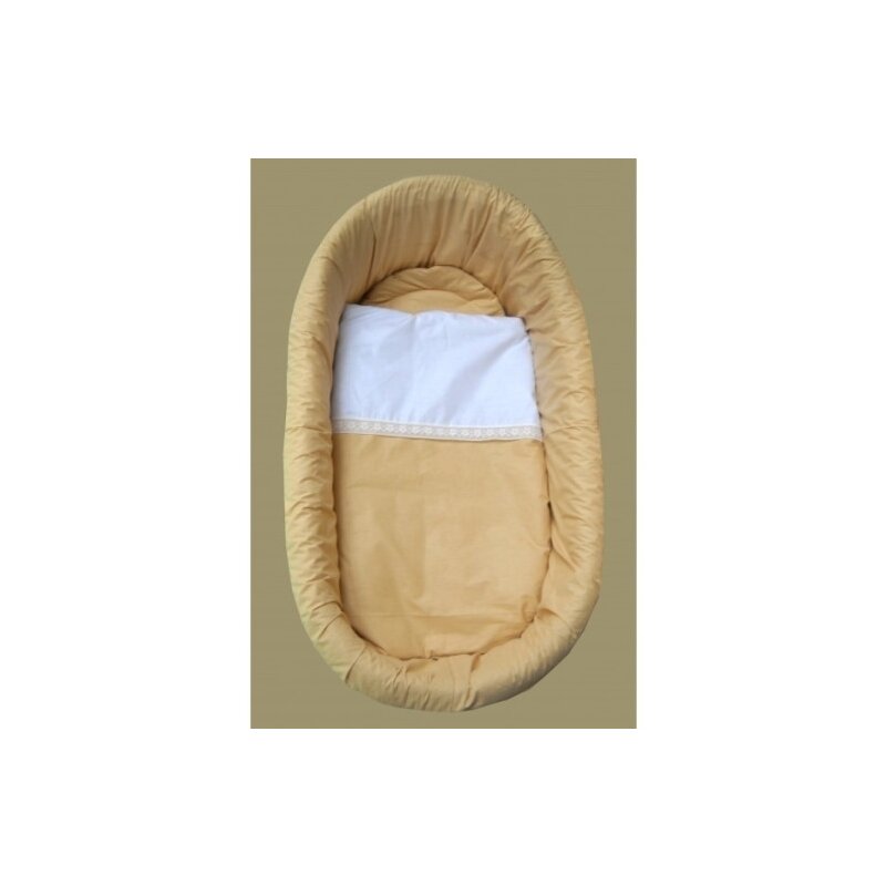 Deseda - cos de rachita pentru bebelusi royalty - crem