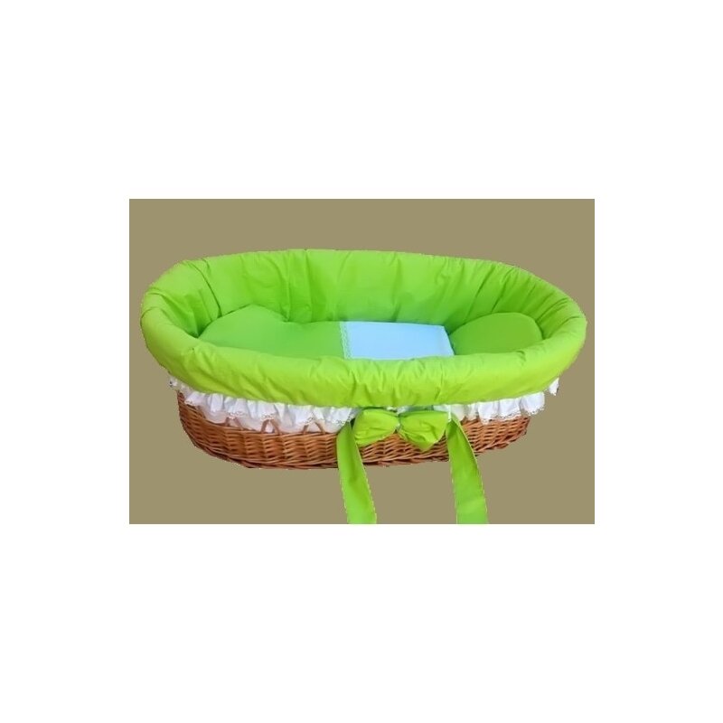 Deseda - cos de rachita pentru bebelusi royalty - verde