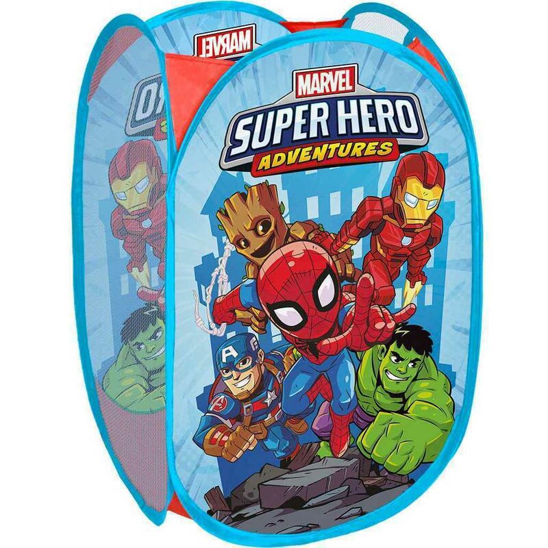 Seven - cos depozitare super hero , avengers, 58x36 cm, albastru