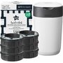 Cos ermetic pentru scutece, Tommee Tippee, Twist and Click, Pana la 28 de scutece marimea 1, Capacitate 2-5 kg, Scutece sunt ambalate individual, Ecologic, Utilizare indelungata - 1