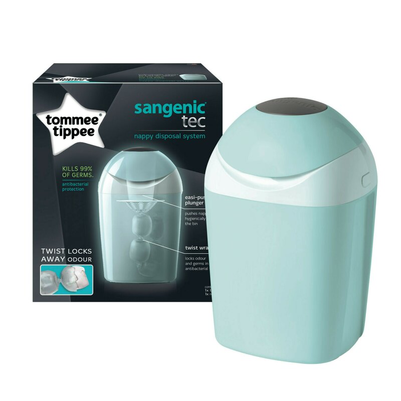Tommee tippee - cos pentru scutece sangenic tec, green