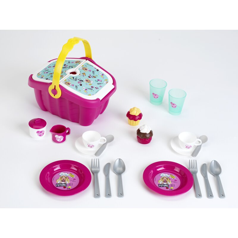 Klein - cos picnic barbie cu accesorii