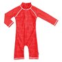 Swimpy - Costum de baie Fish Red , protectie UV , marime 62-68 - 1