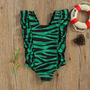 Costum de baie Leopard/Peste Drool (Culoare: Maro, Marime: 110) - 7