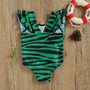 Costum de baie Leopard/Peste Drool (Culoare: Verde, Marime: 110) - 2