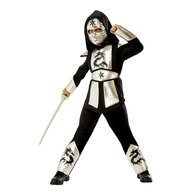 Costum de carnaval - Ninja (Argintiu)