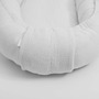 Cosulet bebelus, New Baby, Pentru dormit, Baby Nest 80 x 50 cm, Din muselina, Din materiale certificate Oeko Tex Standard 100, White - 4
