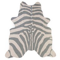 Childhome - Covor Bumbac  145x160 cm, Zebra Gri