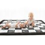 Babysteps - Covor de joaca termoizolant pentru bebe, activitati senzorial     Contrast 120x140cm - 5