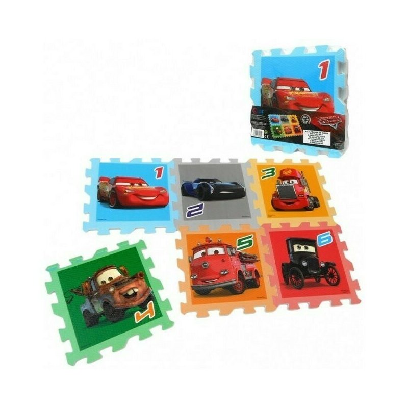 Suncity - covoras puzzle 6 piese disney cars