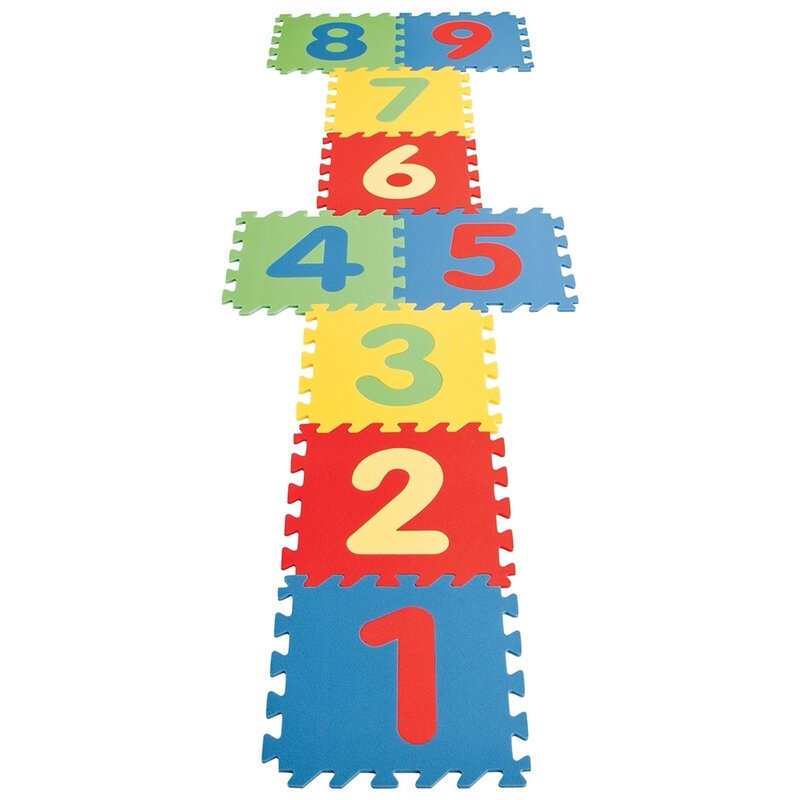 Pilsan Covoras Puzzle Educational Polyethylene Play Mat Cu Cifre