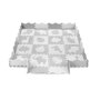 Covoras de joaca Puzzle 150x150 cm, Momi Zawi - Grey - 5