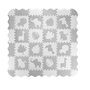 Covoras de joaca Puzzle 150x150 cm, Momi Zawi - Grey - 6