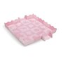 Covoras de joaca Puzzle 150x150 cm, Momi Zawi - Pink - 1