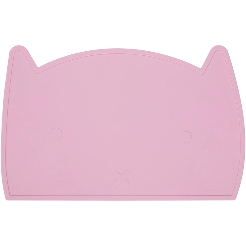 Covoras, FreeON, Pentru diversificare, Din silicon, Fara BPA, Dimensiune 35 x 22 cm, Kitty Pink