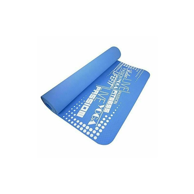 Dhs - covoras gimnastica slimfit 173x58x0.4cm albastru