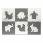 Covoras puzzle, Ricokids, Pentru copii, Din spuma, 120x120cm, 6 piese, Animale - 3