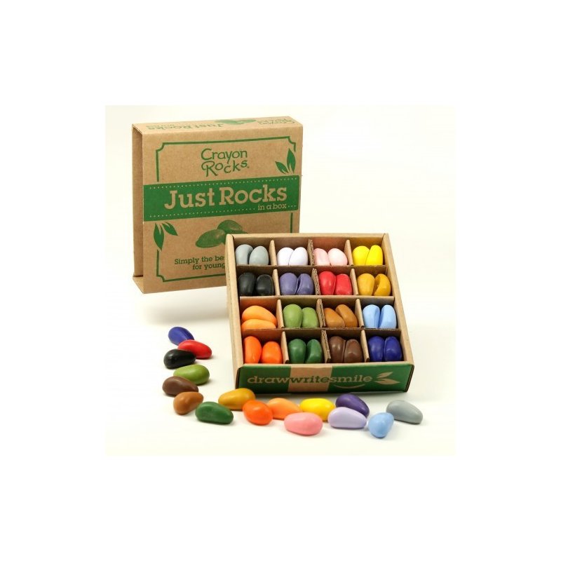 Crayon Rocks - Set 64 buc/16 culori creioane cerate