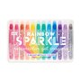 Creioane colorate cu gel acuarela cu sclipici Rainbow Sparkle Metallic - Set de 12 - 1