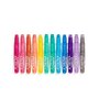Creioane colorate cu gel acuarela cu sclipici Rainbow Sparkle Metallic - Set de 12 - 2