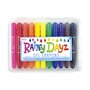 Creioane cu gel pentru geam si sticla, Rainy Dayz, set 12 culori lavabile - 1
