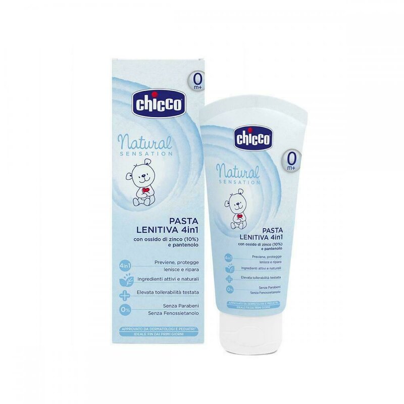 Chicco - Crema anti-iritatii scutec 4 in 1 Natural Sensation, 100ml, 0+luni