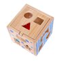 Cub educational din lemn ECOTOYS 2047 - 3