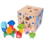 Cub educational din lemn ECOTOYS 2047 - 5