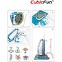 Cubic fun - Puzzle 3D Burj Al Arab (Nivel Complex 101 Piese) - 5