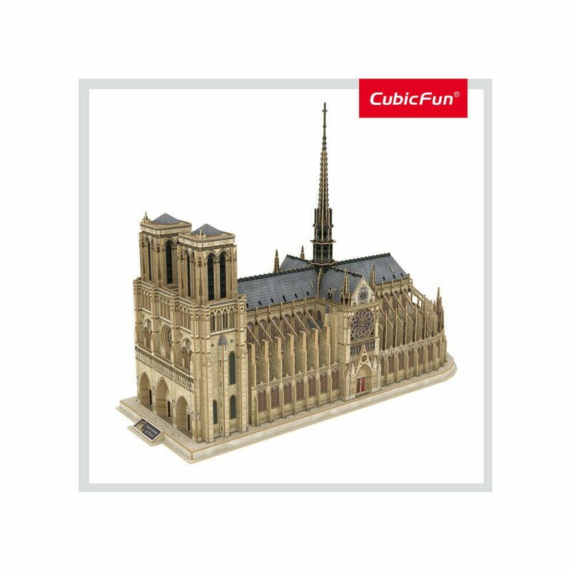 Cubic Fun – Puzzle 3D Notre Dame (Nivel Complex 293 Piese) Jucarii & Cadouri