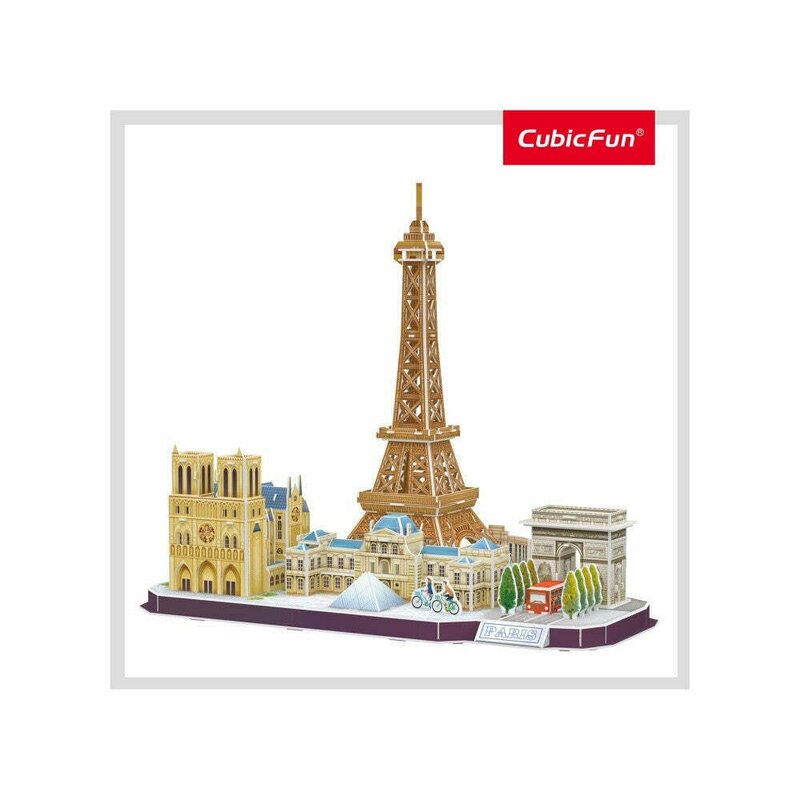 Cubic Fun – Puzzle 3D Paris 114 Piese Jucarii & Cadouri