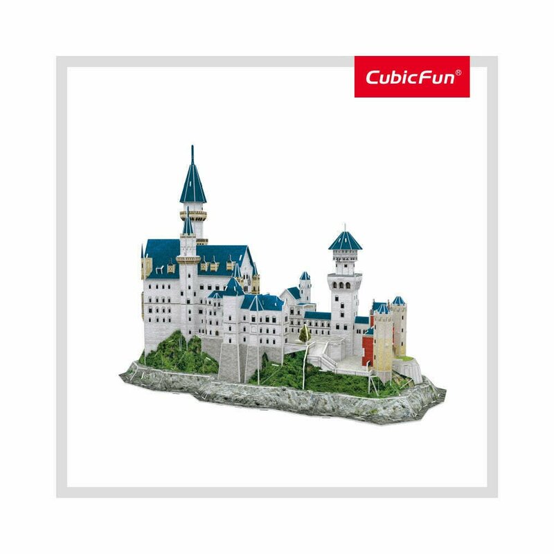 Cubic Fun – Puzzle 3D si Brosura-Castelul Neuschwanstein 121 Piese Jucarii & Cadouri
