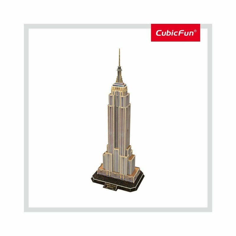 Cubic Fun – Puzzle 3D si Brosura-Empire State Building 66 Piese Jucarii & Cadouri