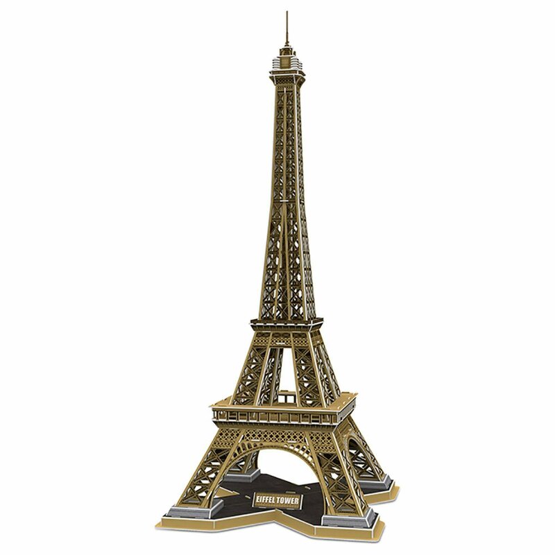 Cubic Fun – Puzzle 3D si Brosuri Paris 80 piese Jucarii & Cadouri
