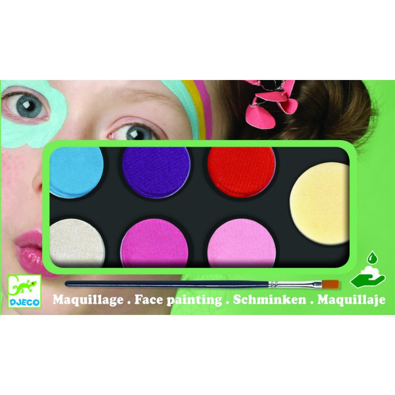 Djeco – Culori make-up non alergice, pastel Accesorii Fetite