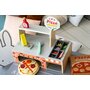 Cuptor pizzerie cu accesorii din lemn, Ecotoys, joc de rol, dezvolta imaginatia si abilitatile manuale - 2