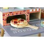Cuptor pizzerie cu accesorii din lemn, Ecotoys, joc de rol, dezvolta imaginatia si abilitatile manuale - 4