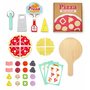 Cuptor pizzerie cu accesorii din lemn, Ecotoys, joc de rol, dezvolta imaginatia si abilitatile manuale - 7
