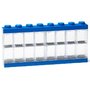 Cutie depozitare jucarii, LEGO, albastra pentru 16 minifigurine - 1
