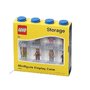 Cutie depozitare jucarii, LEGO, albastra pentru 8 minifigurine - 1