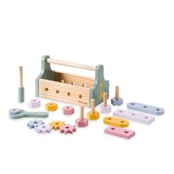 Cutie cu scule din lemn pentru copii, Hauck, Learn to repair