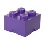 Cutie depozitare jucarii, LEGO, 2x2, Violet mediu - 1