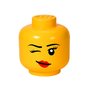 Cutie depozitare jucarii, LEGO, cap minifigurina L, Multicolor - 1