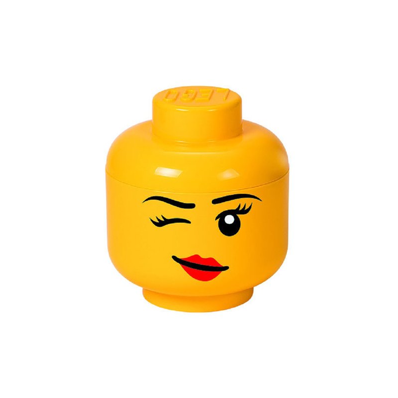Lego - cutie depozitare cap minifigurina s, multicolor