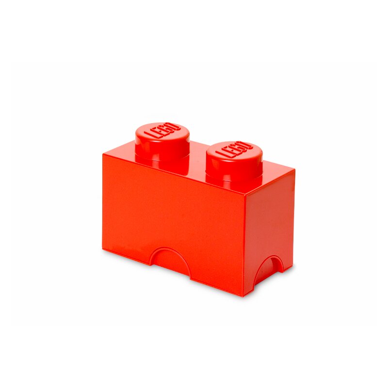 Lego - cutie depozitare 2 rosu