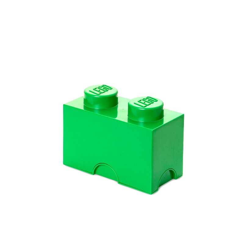 Lego - cutie depozitare 2 verde inchis