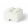 Cutie depozitare LEGO 2x2 cu sertar, alb - 1