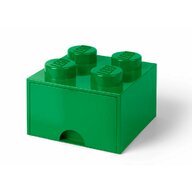 Cutie depozitare 2x2 Cu sertar, Verde