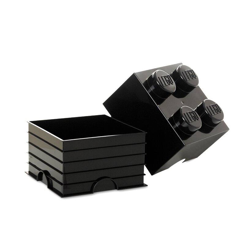 Cutie depozitare 2x2, negru