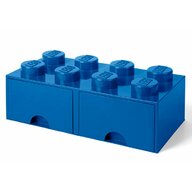 Cutie depozitare 2x4 Cu sertare, Albastru